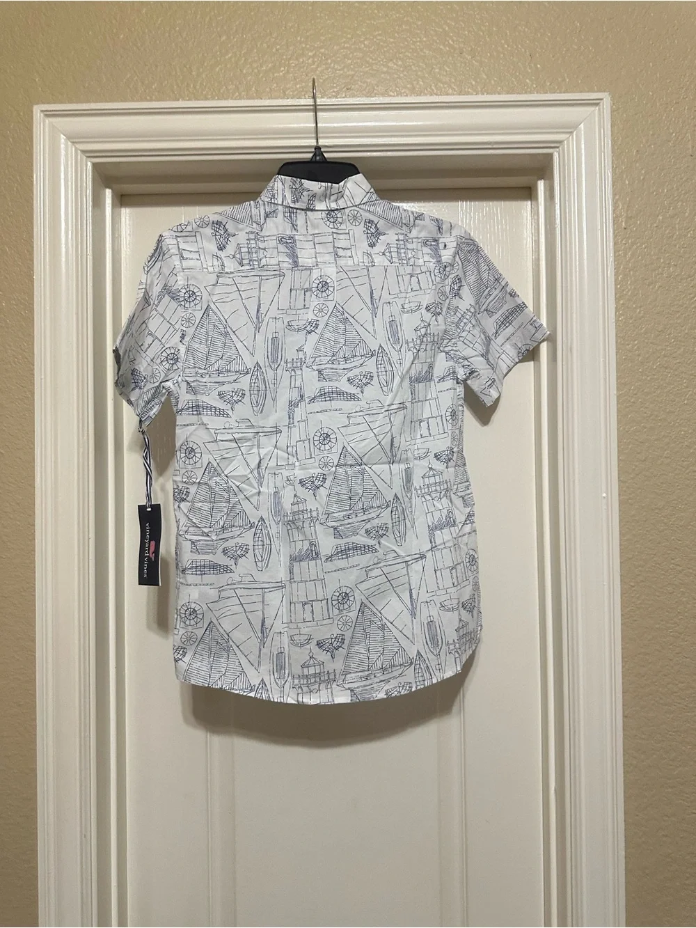 Boys Vineyard Vines L Nautical Button Shirt